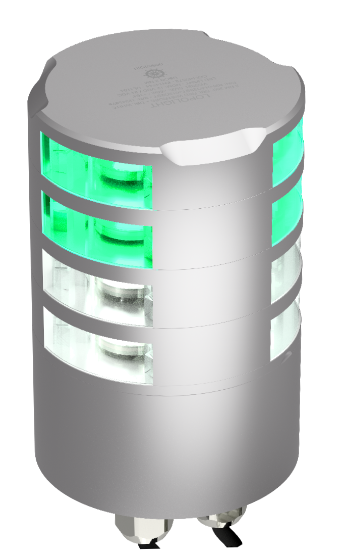 3nm 360° White, Double +360° Green, Double, silver 3nm 360° White, Double +360° Green, Double, silver